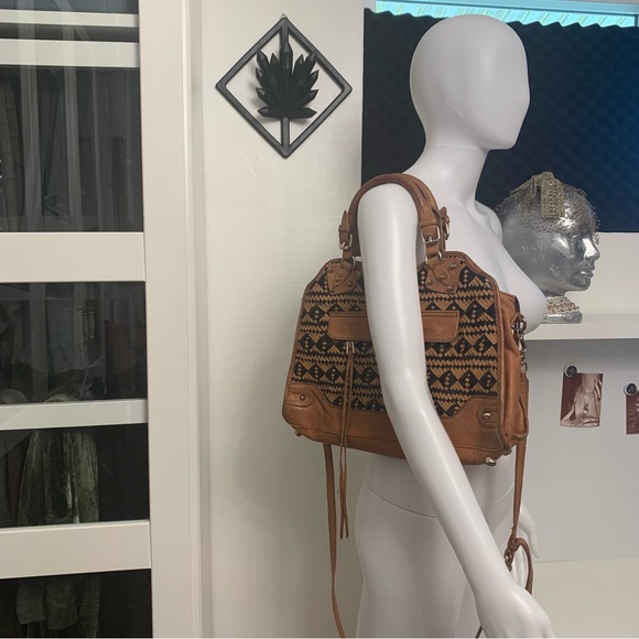 Rebecca Minkoff bag leather crossbody shoulder boho festival hippie - Picture 2 of 16